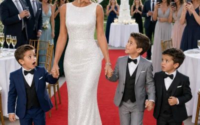I took my 4-year-old triplets to my millionaire ex-husband’s wedding and his family’s reaction was chilling.