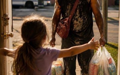 My daughter called her father and asked if he could bring some snacks for her and her friends.